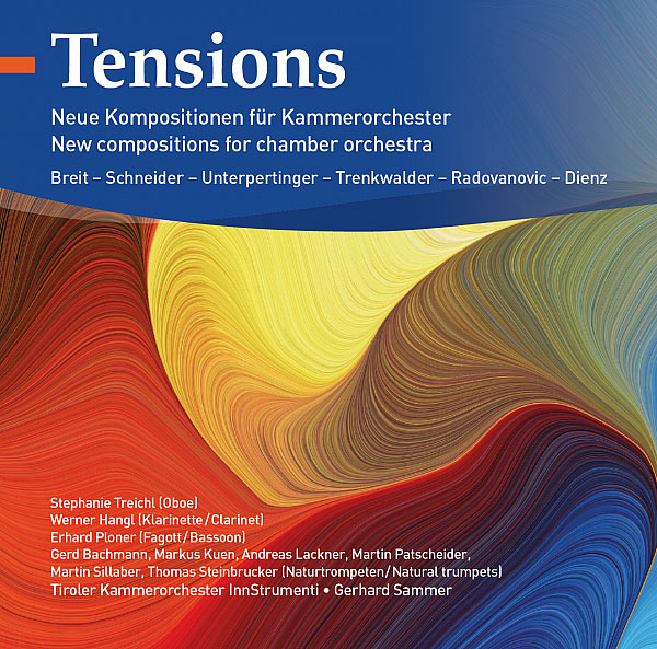 CD-Cover der CD "Tensions" des Tiroler Kammerorchesters Innstrumenti